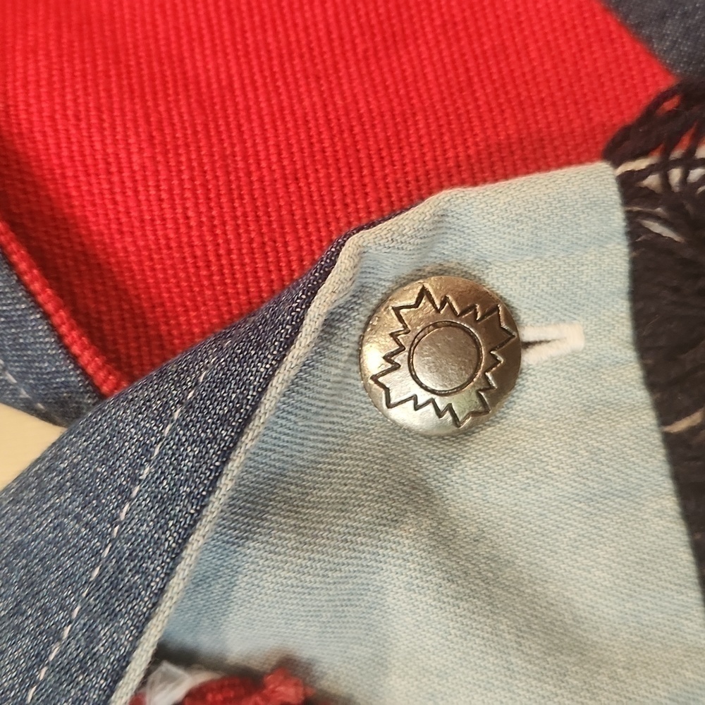 Indigo Moon Western Patchwork Jacket - image 8